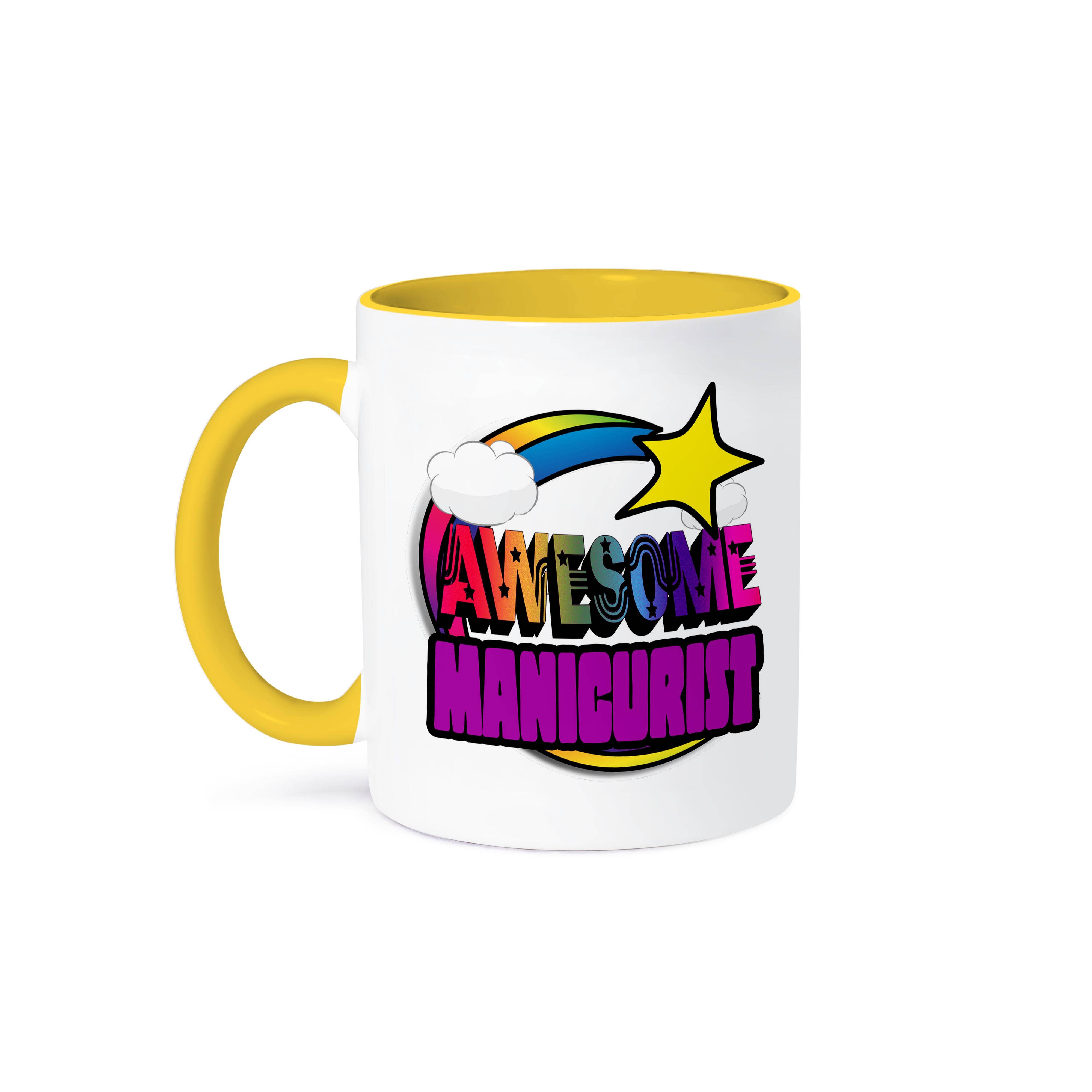 3dRose - Wholesale Coffee Mug - 3dRose, Shooting Star Rainbow Awesome Manicurist, Mug0