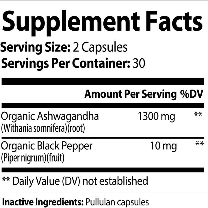Nutra Moment - Wholesale Oral Supplement/Vitamin - Ashwagandha3