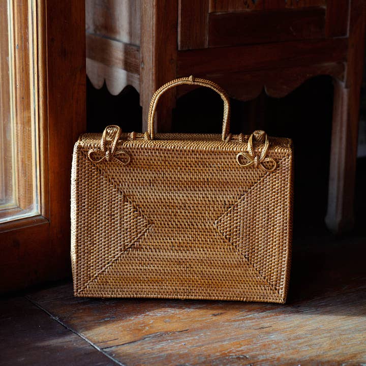 Brunna Co - Wholesale Beach Bag - RAHAYU Atta Rattan Bag