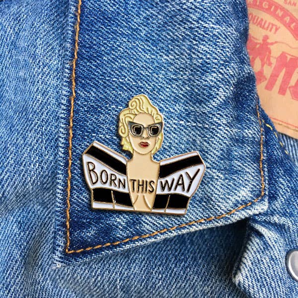 THE FOUND - Wholesale Lapel Pin/Button - Lady Gaga Born This Way Pin1