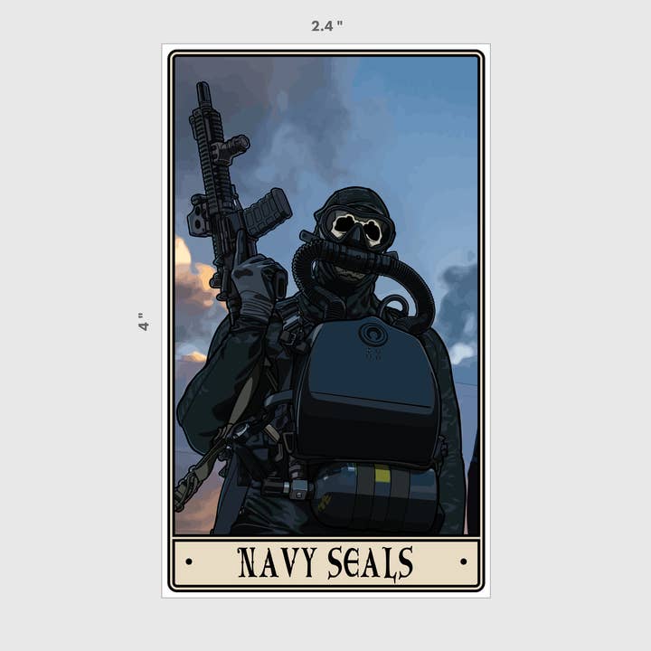 Navy Seals Sticker for wholesale by Platoon Daddy LLC