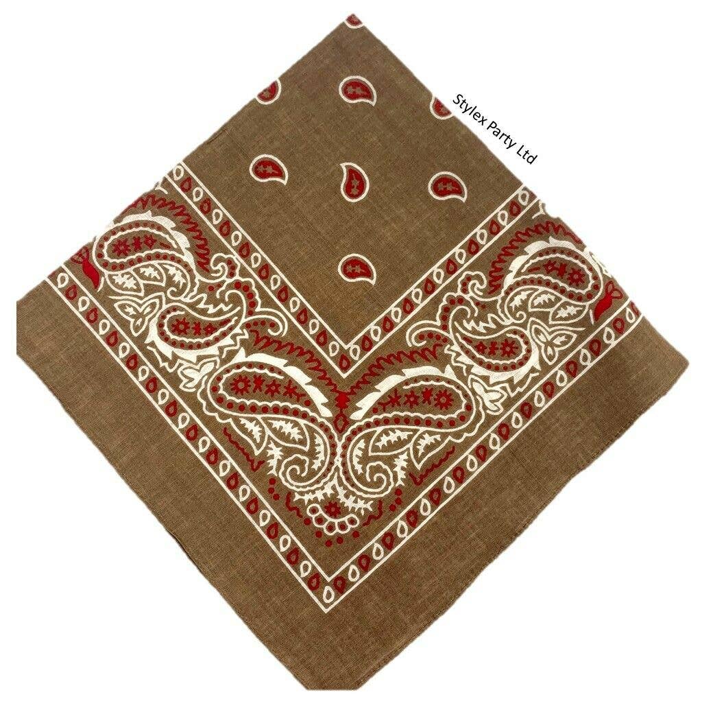 Stylex Party - Vente Bandana – femme - Écharpes Bandana Funky Design Paisley Headband56