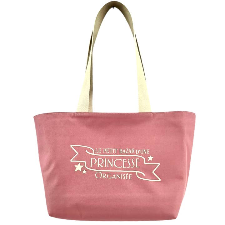 Emmanuel Création - Wholesale Tote Bag - Women's - Mademoiselle bag, “The little bazaar of a...” Brooklyn Rose