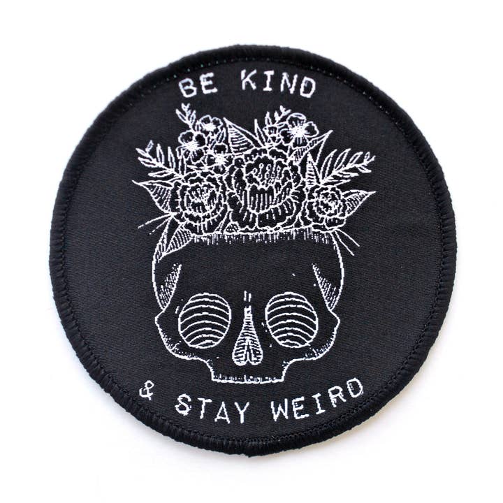 Be Kind & Stay Weird Patch for wholesale by Electric Little Things