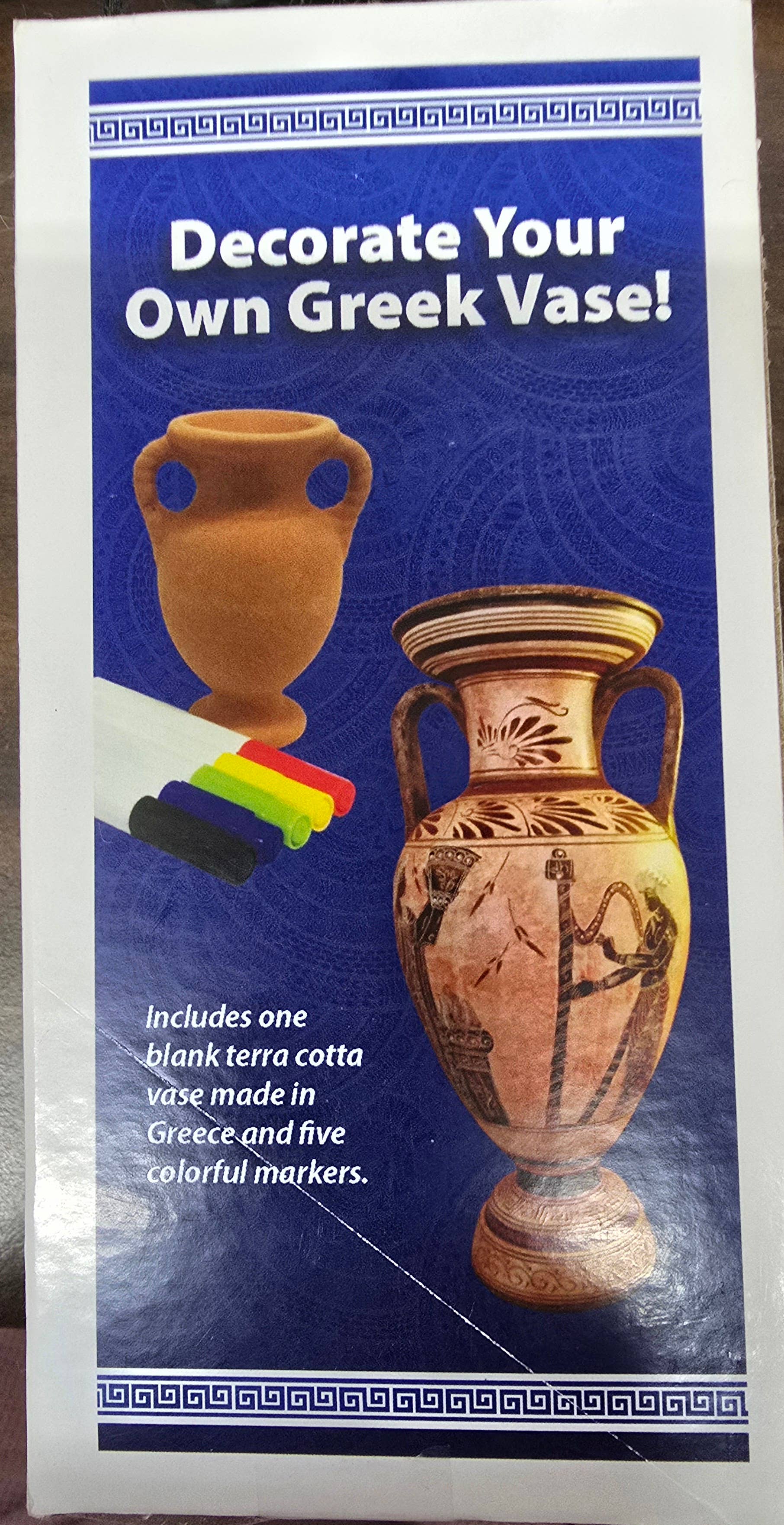 2 Greeks Inc - Wholesale Paint Set - Paint Your Own Greek Vase - Creative DYI Art Kit1