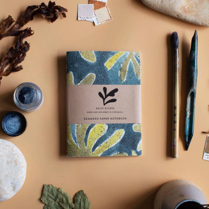 Kelpi Studio - Wholesale Notebook - Lined Seaweed Paper A6 Notebook3