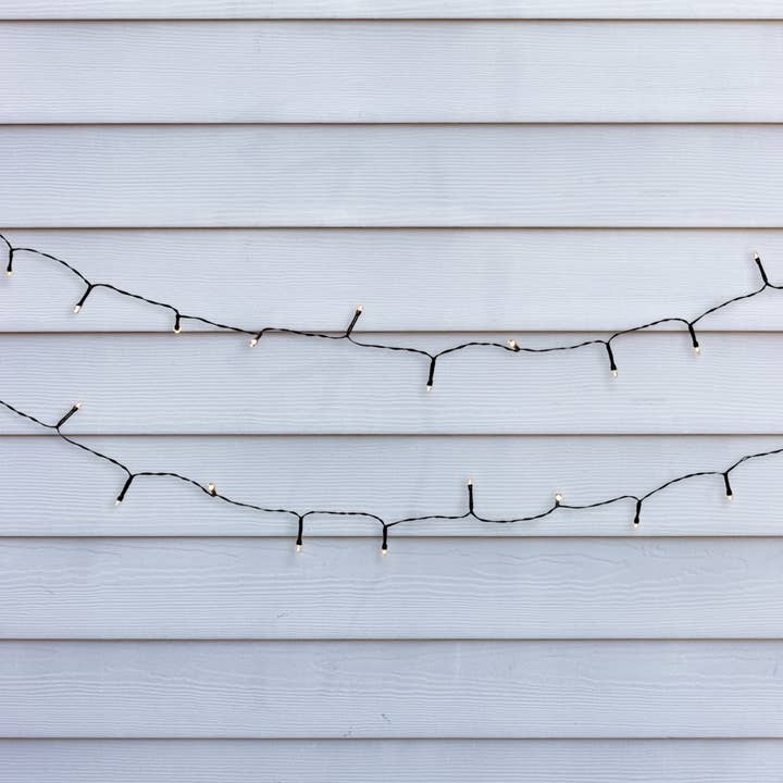 LumaBase - Wholesale String Lights - Solar Powered Mini String Lights with 50 Soft White Bulbs