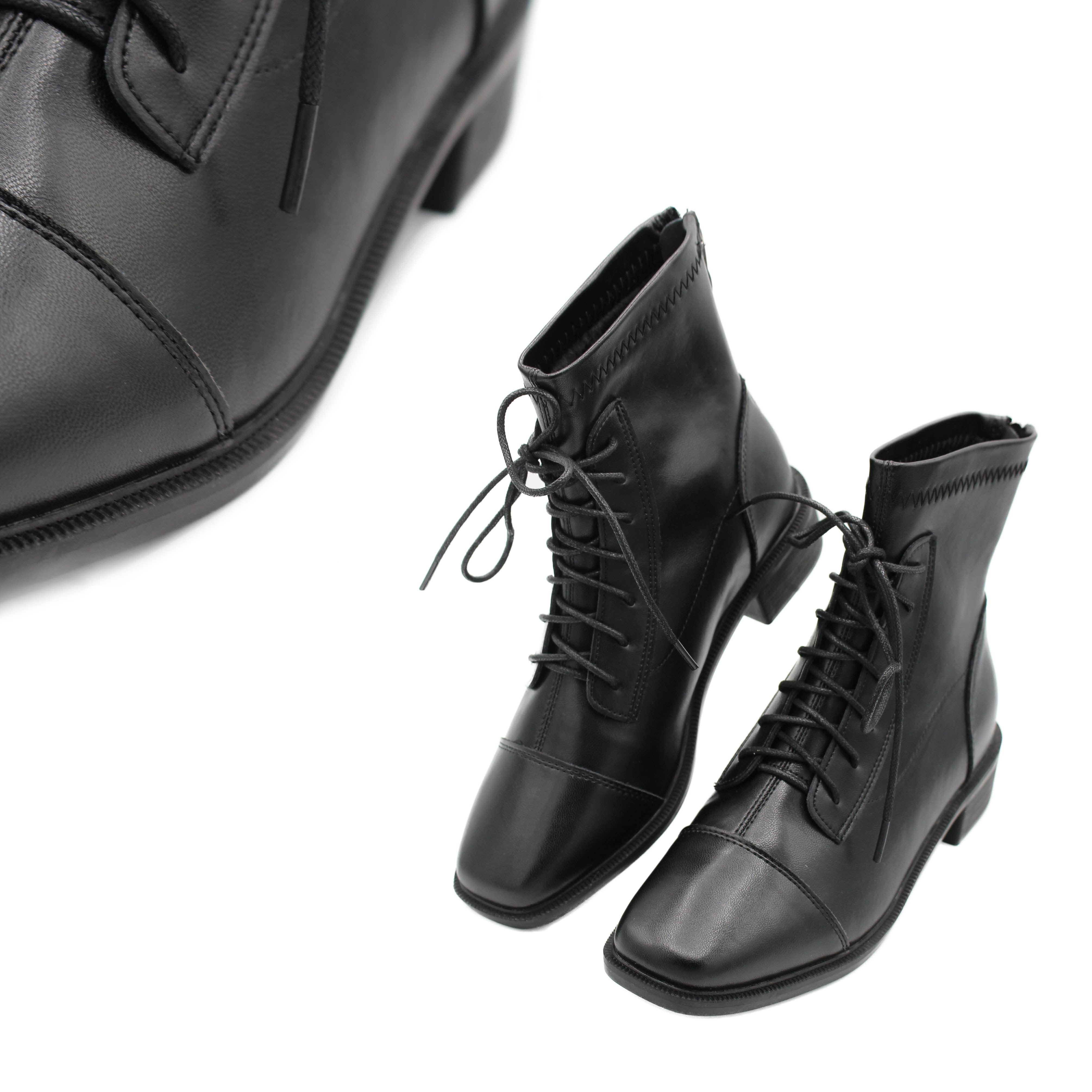 Negro Zerimar Women’s Boots: Stylish & Comfortable with Heel for wholesale on Faire3