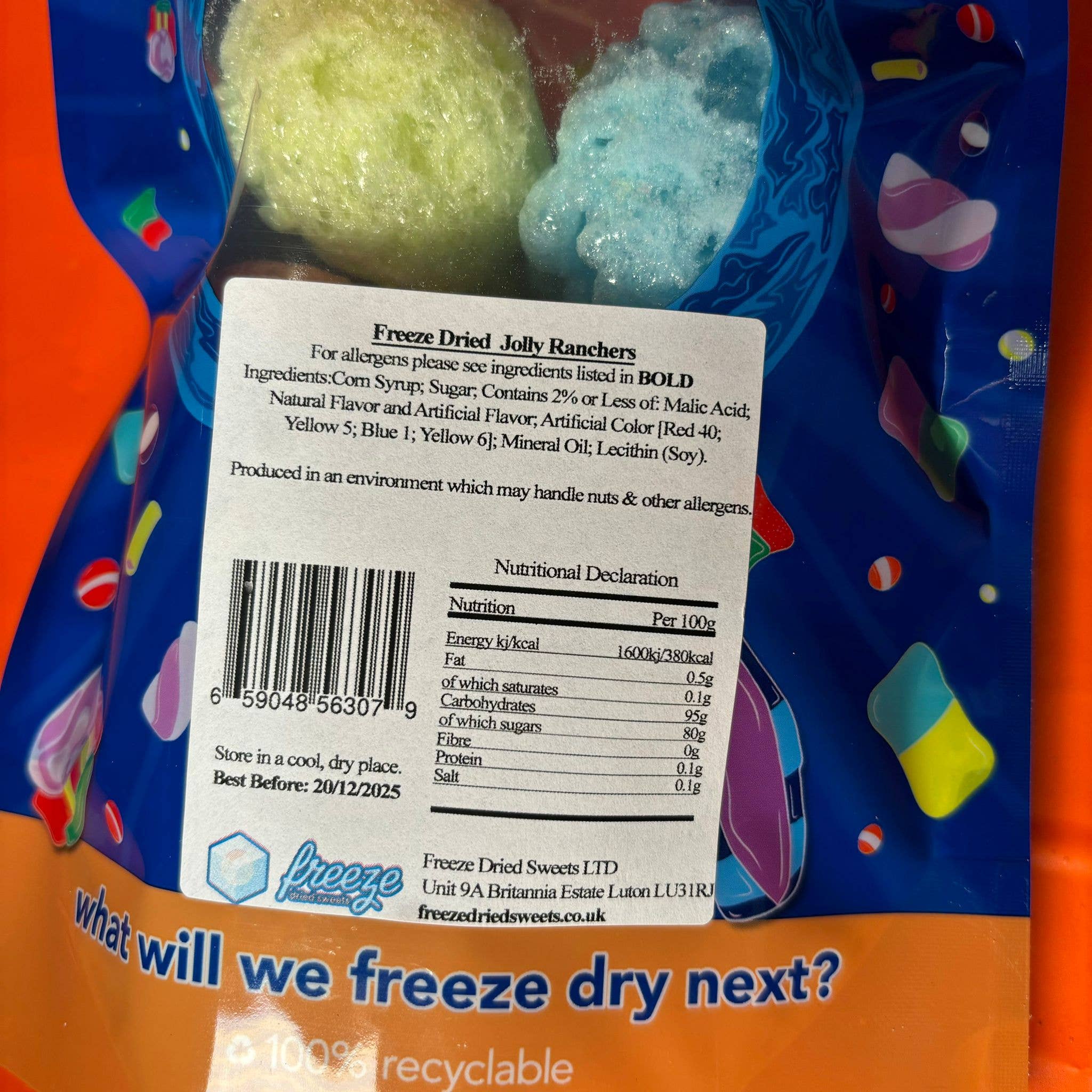 Freeze Dried Sweets - Wholesale Hard Candy - Jolli Ranger 5 Pieces - Freeze Dried Sweets2