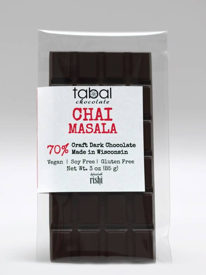 CHAI MASALA 70% for wholesale by Tabal Chocolate