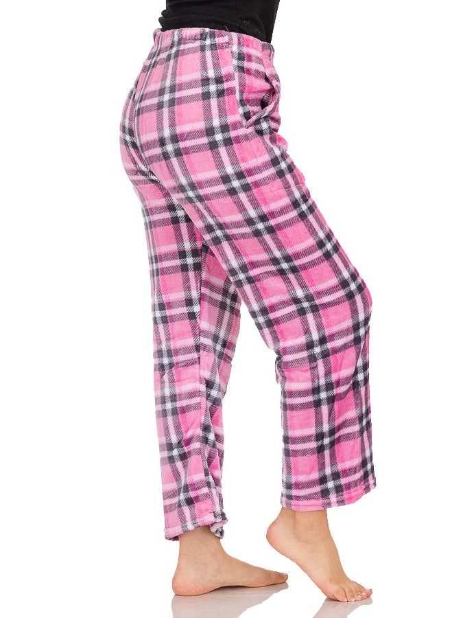 Cap Zone - Wholesale Sleepwear Bottom - Women's - Fuzzy Plush Lounge Pajama Pants2