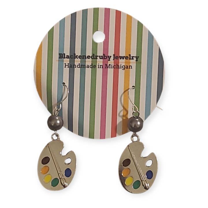 Brincos Paleta de Pintor - Hipoalergénicos por atacado de Blackenedruby Jewelry