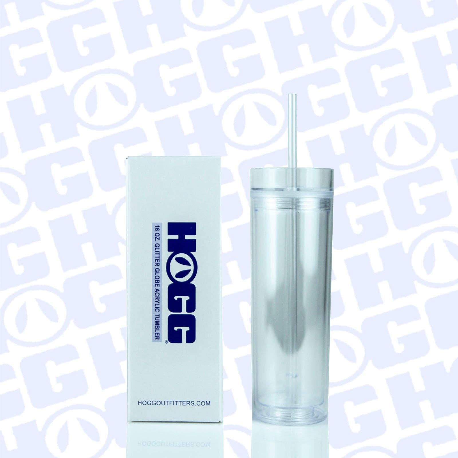 Hogg Outfitters - Venta al por mayor Vaso termo - Vaso delgado acrílico con globo de purpurina de 475 ml1