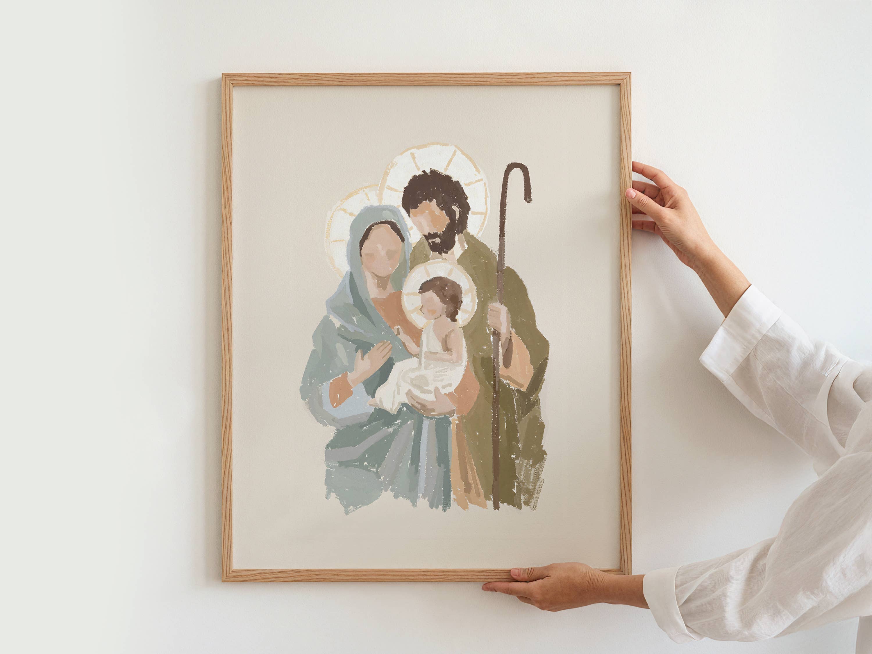 Reap+Sow - Venta al por mayor Ilustración - Impresión de arte de pintura cristiana de la Sagrada Familia6