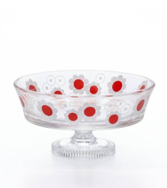 ADERIA - Wholesale Serve Bowl - ADERIA Retro | Footed Serving Bowl | 7 Pattern Options3