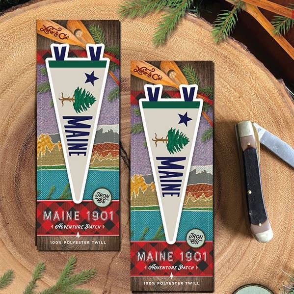 Maine 1901 Adventure Patch for wholesale by Yoho & Co.