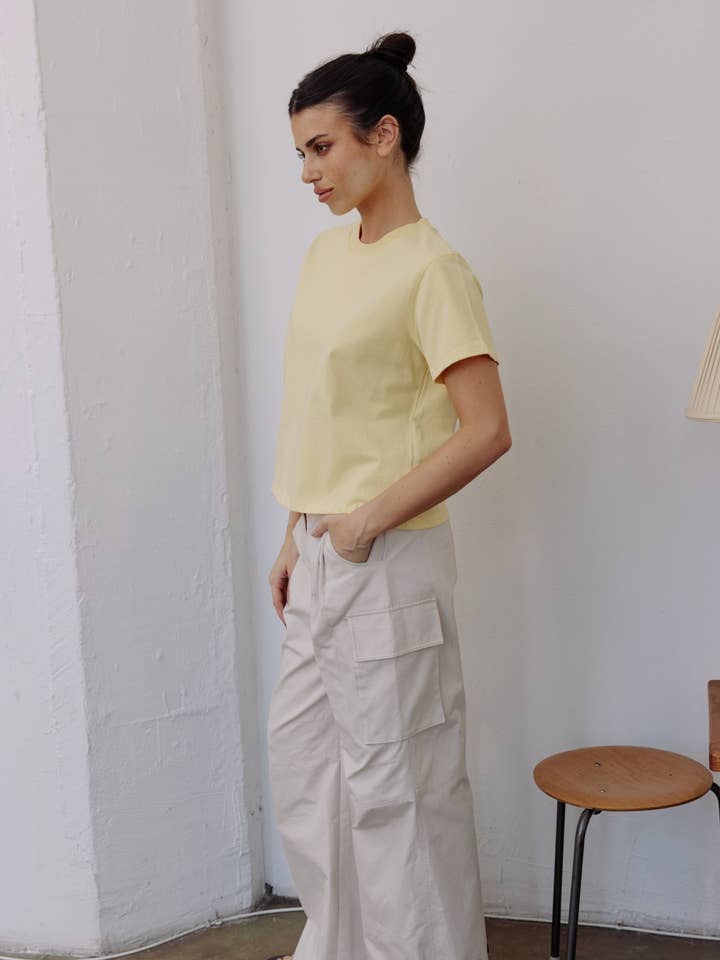 All Row - Wholesale T-Shirt - Women's - The Lanie Top | Classic Everyday T-Shirt2