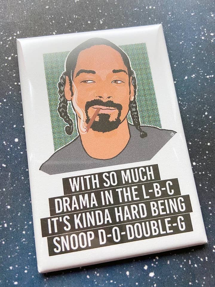 “With So Much Drama” Souvenir Magnet for wholesale by The Red Swan Shop