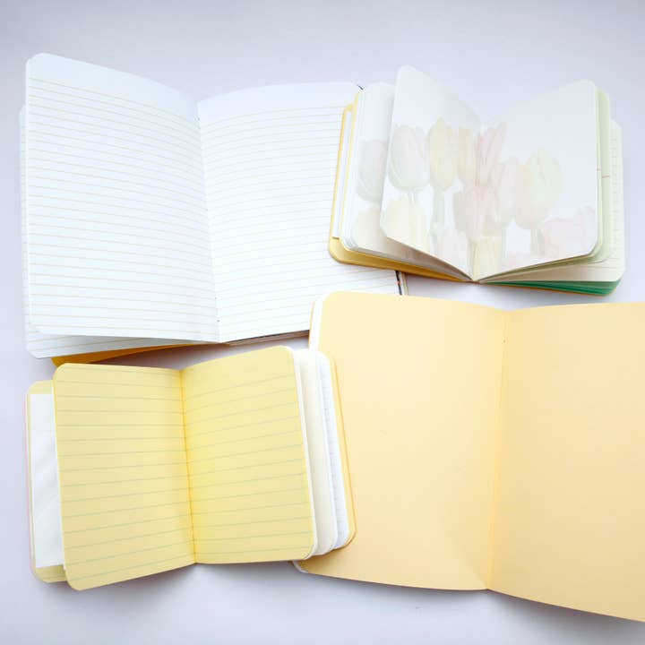 Original Brooks - Wholesale Notebook - Yellow Handsewn Notebook with Assorted Paper4