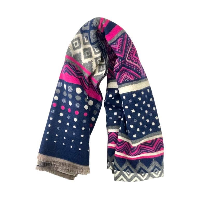 multicolor assortment Beautiful Women's Scarf in Wool and Cashmere with High Quality for wholesale on Faire9