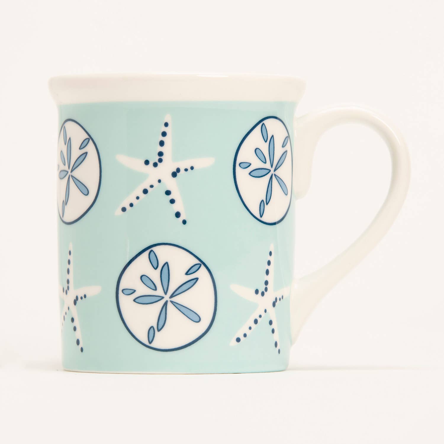 Shard at Home - Wholesale Coffee Mug - Aqua Shells Mug1