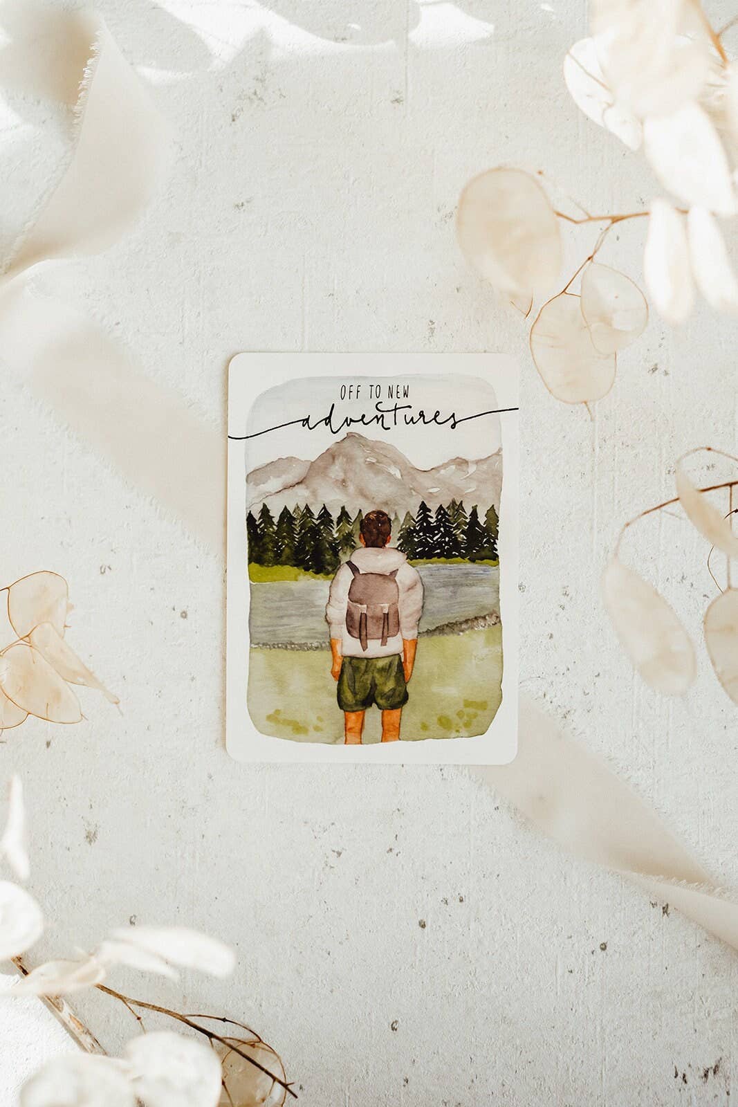 Linda Mundo – Großhandel Postkarten – Karte Abenteuer Wandern0