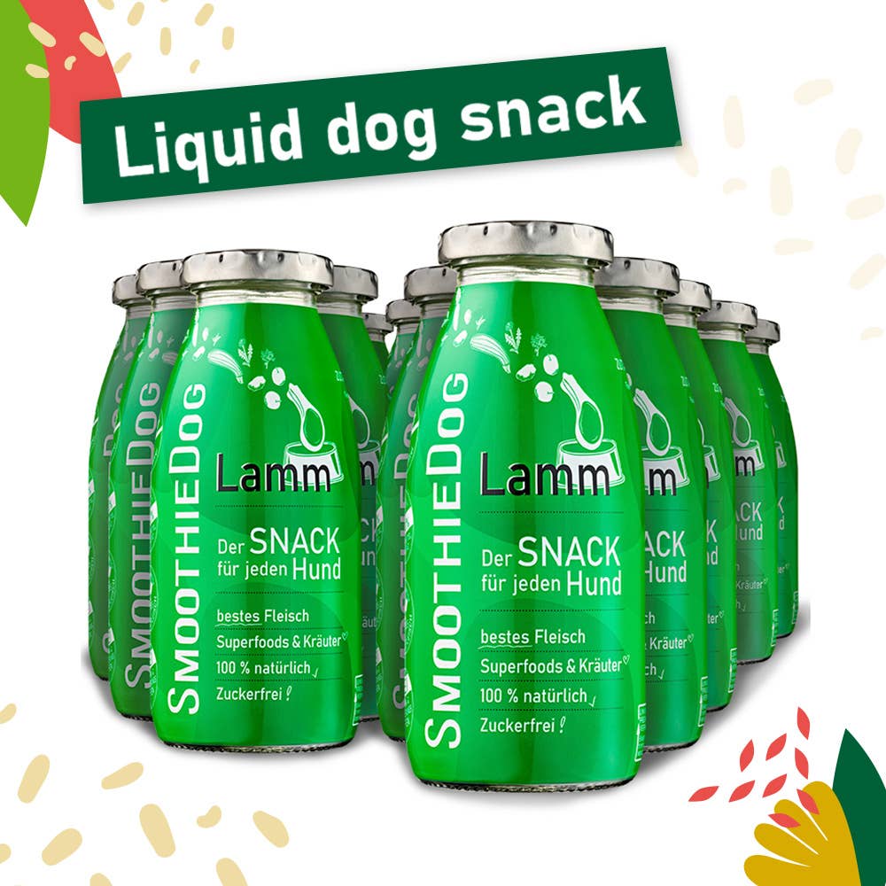 SmoothieDog - Wholesale Pet Food - Dog - Dog Smoothie Lamb Natural Dog Snack Sugar Free Topping1