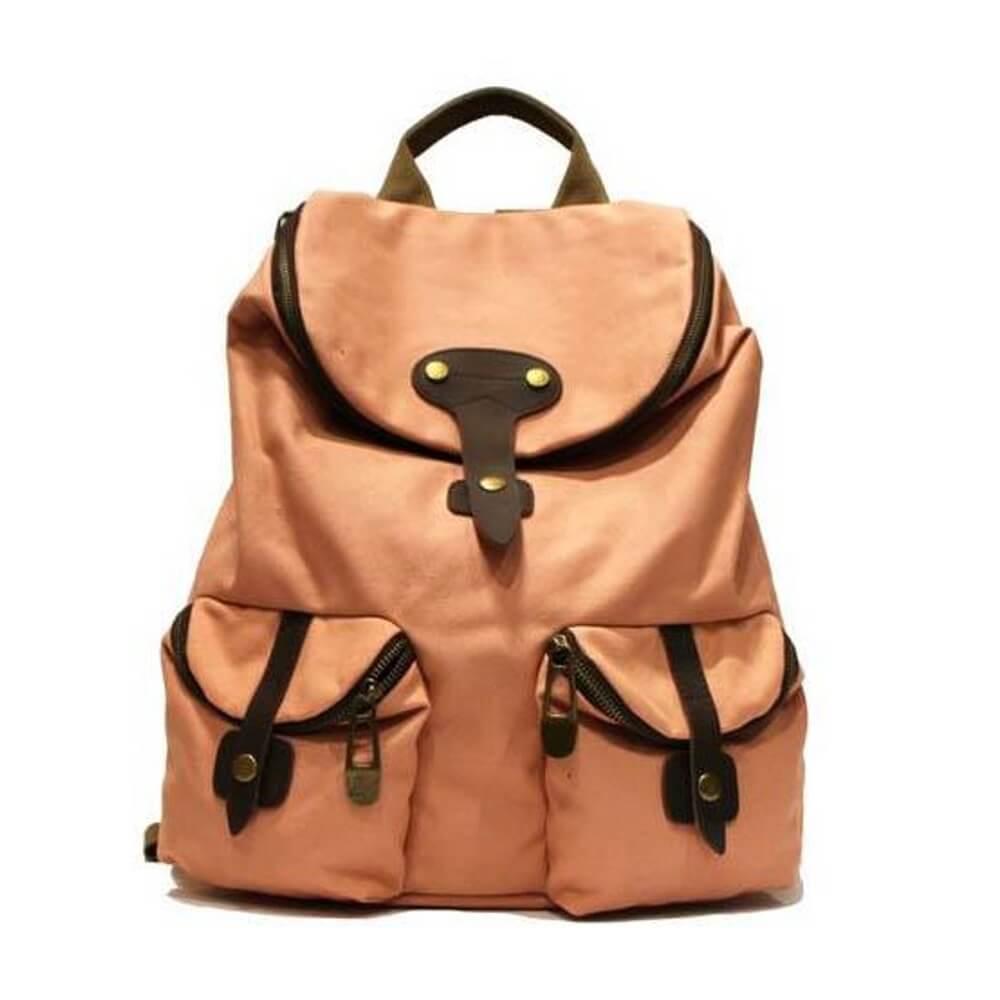 ZEDE PARIS - Wholesale Backpack - Women's - SAINT-PAUL - Canvas and leather backpack56