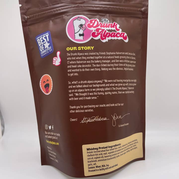 The Drunk Alpaca - Wholesale Pretzels - Whiskey Glazed Spicy Pretzels1
