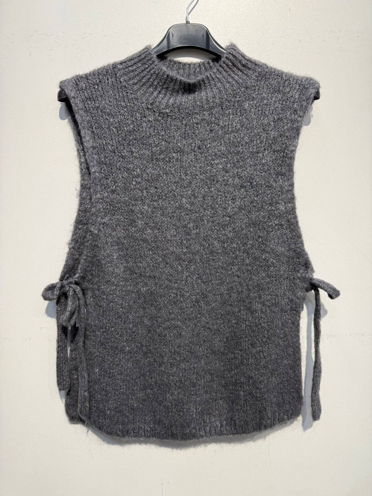 NOELINE - Vente Pull en maille – femme - Pull sans manches en baby alpaga et laine 34511