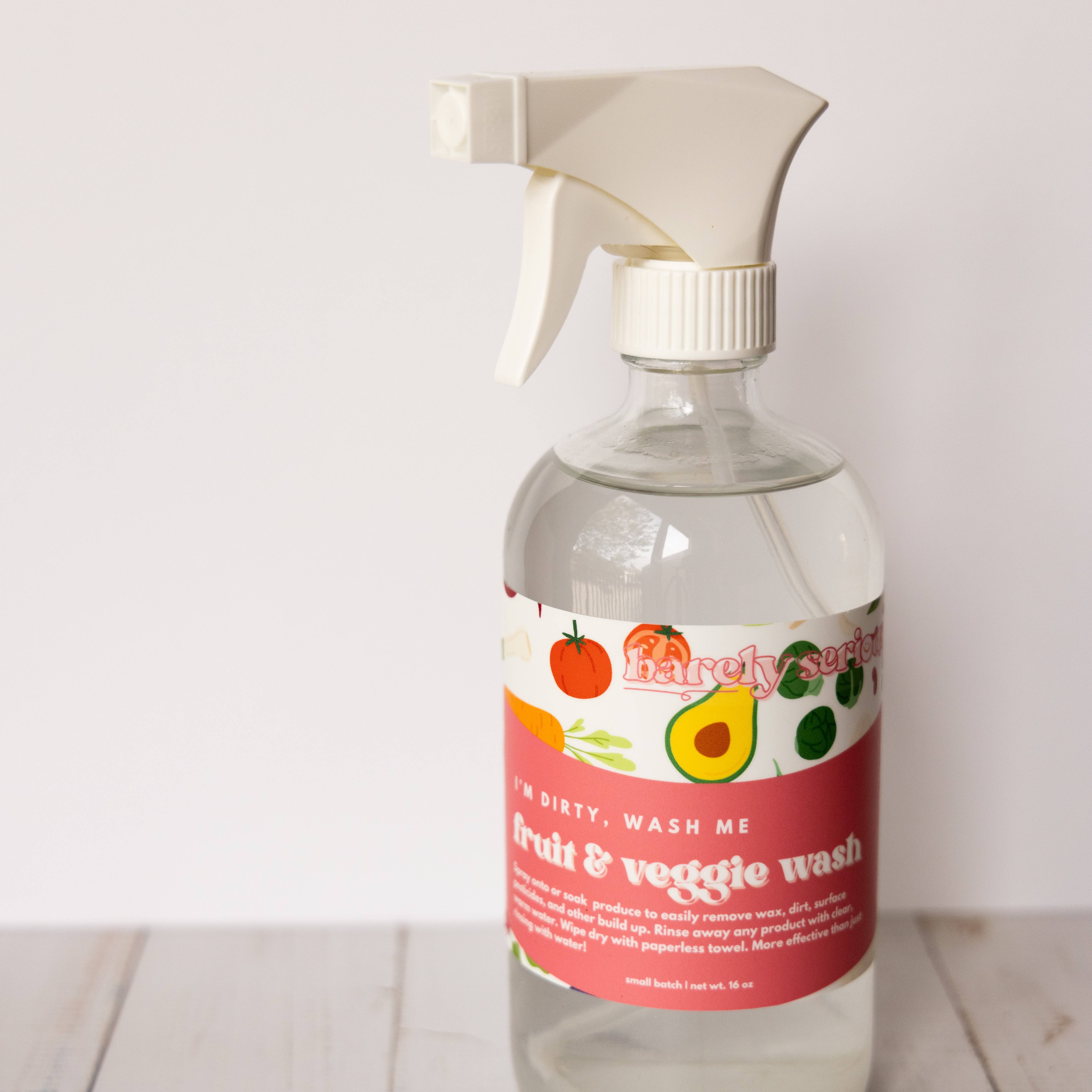 Barely Serious – wholesale All-purpose cleaning spray – Bulk Fruit & Veggie Wash 2