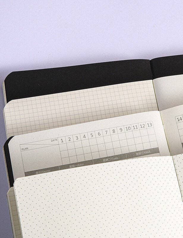 Gohobi （We cover U.S. import duties） – wholesale Anteckningsbok – Gohobi japansk anteckningsbok med månadsplanerare, studiebok och fickdagbok5