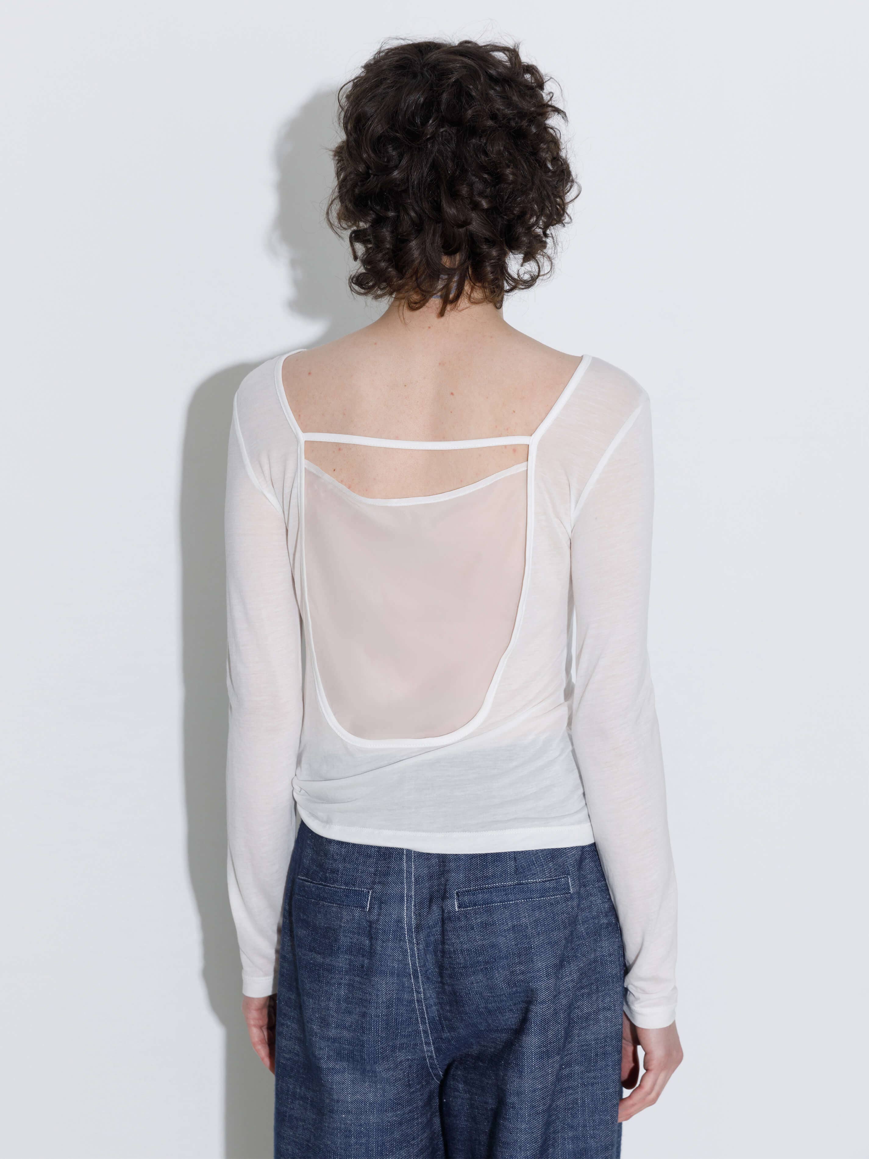 CUBIC - Wholesale Knit Top - Women's - Backless Deep U-Neck Sheer Knit Top17