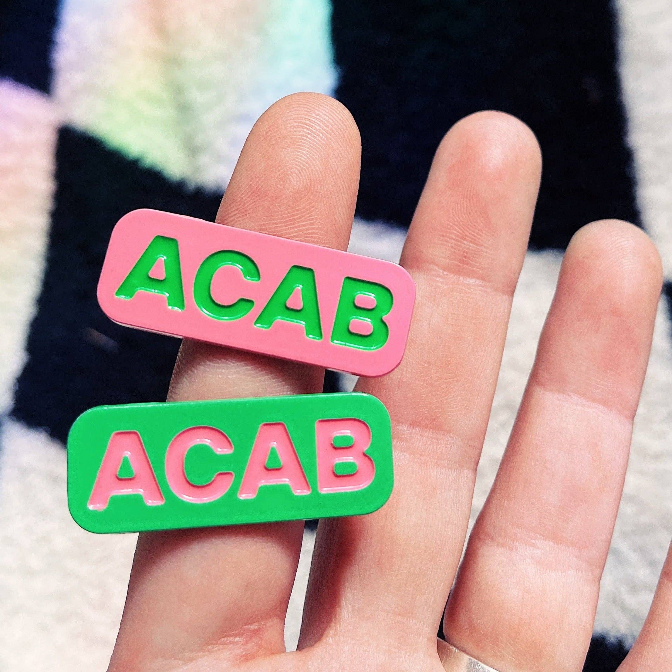 TheThirdArrow - Wholesale Lapel Pin/Button - ACAB Enamel Pin1