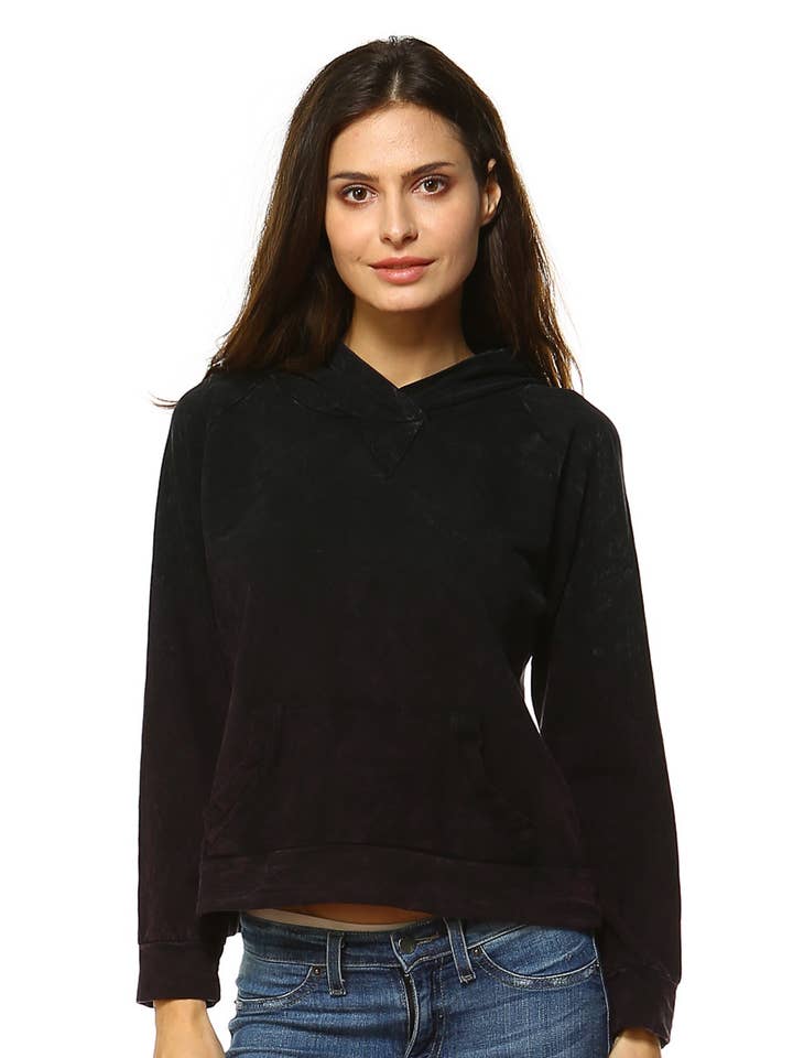 Maglione con cappuccio in cotone a maniche lunghe in spugna francese Urban X per la vendita all'ingrosso da parte di Urban X Apparel