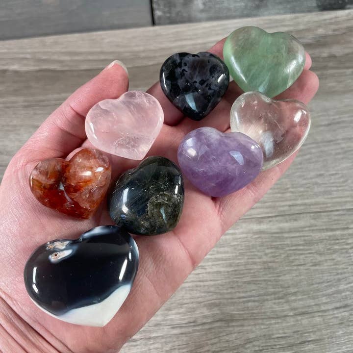 Heart Madagascar Wholesale | Bulk Crystal Hearts Retail for wholesale by Keystone Crystals