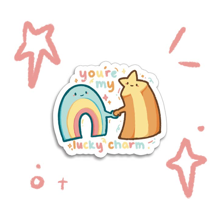 És o Meu Amuleto da Sorte Autocolante de Vinil Fosco por atacado de Astraea Amour