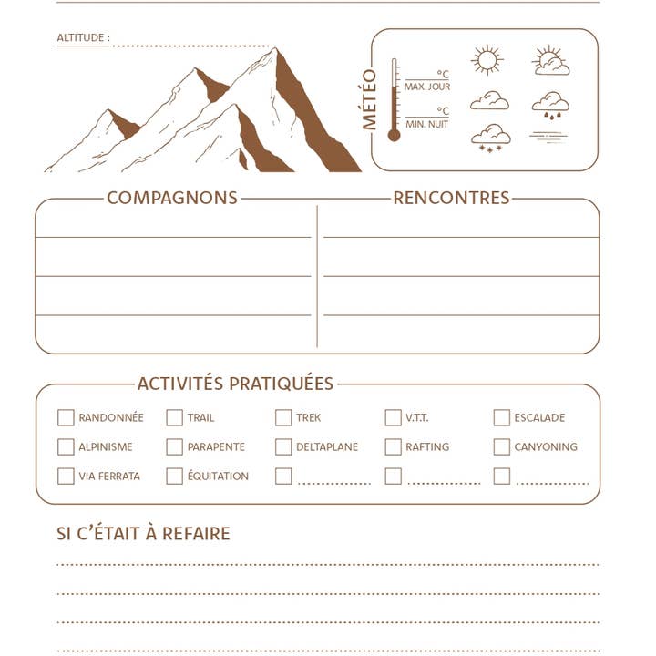 AVENTURA ÉDITIONS - Wholesale Notebook - Mountain Summer Notebook3