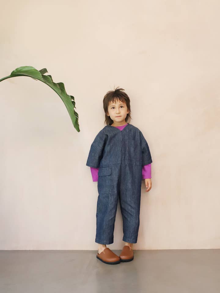 Rae Rounded Overall Boilersuit for wholesale by Studio Koter