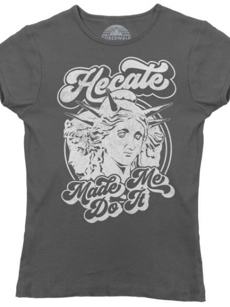 Boredwalk – wholesale Screen printed t-shirt – Women′s – Women's Hectate Made Me Do It T-Shirt