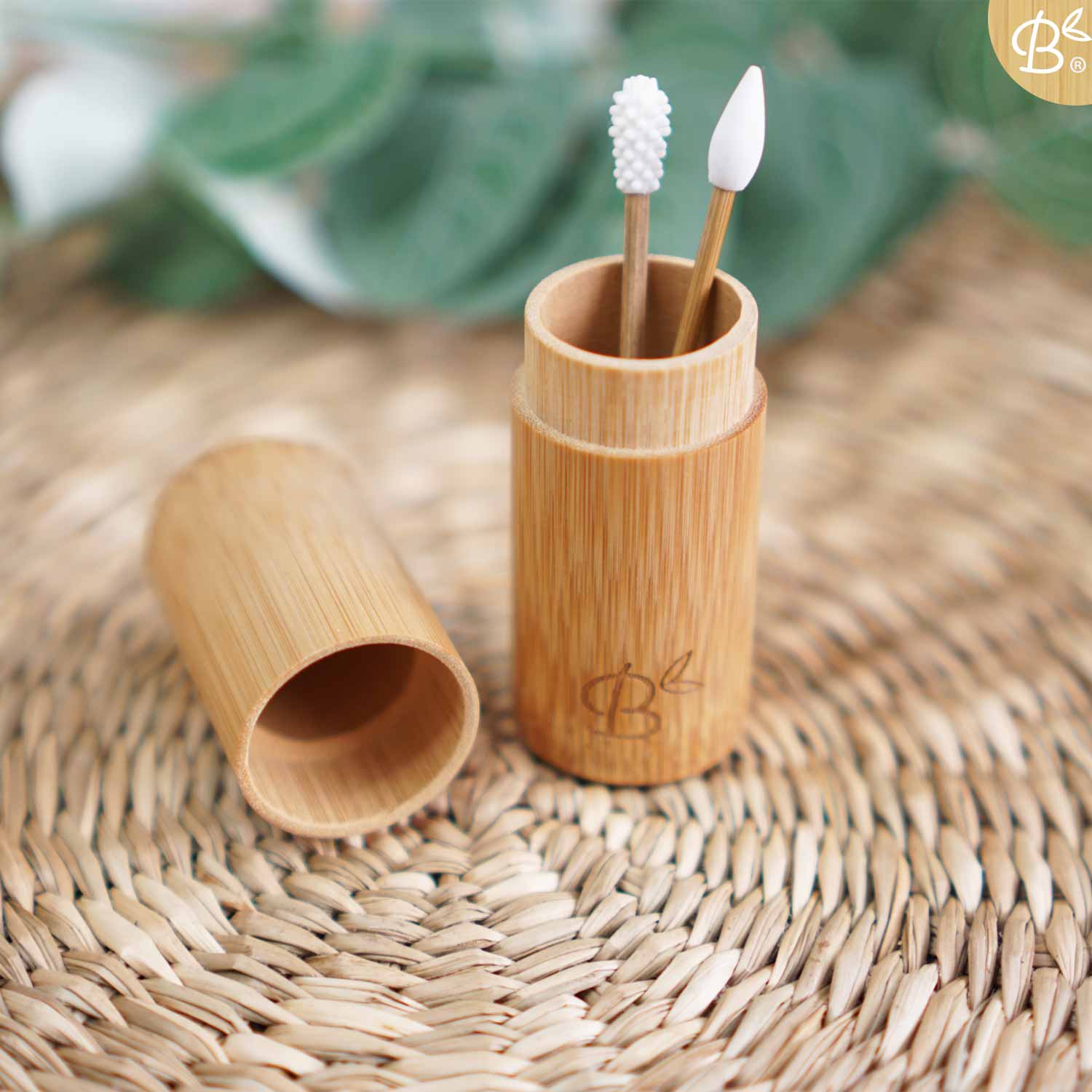 Bamboozy x Cosmeau – wholesale Bomullspinne/tops – Återanvändbara bomullspinnar i bambu 100 % ekologiska7