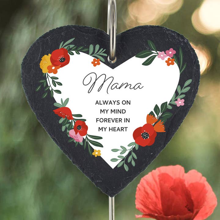 P3219-14 - Mama Always On My Mind Poppy Themed Colourful Mem for wholesale by Vivid Squid Wholesale