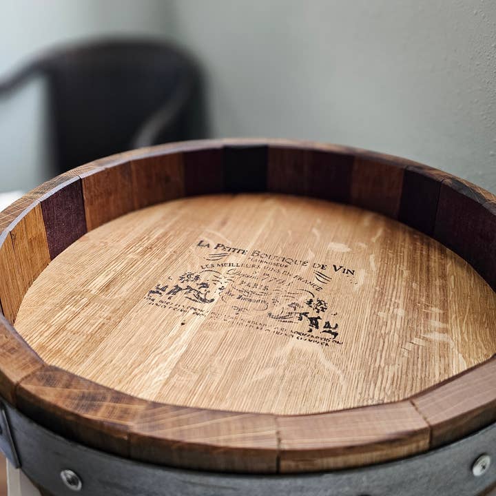 Sono Inspired - Wholesale Lazy Susan - Small Wine Barrel Lazy Susan