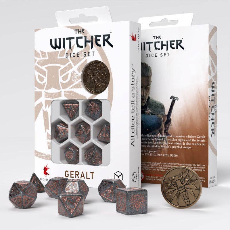 Cardshouse - Wholesale Dice - The Witcher Dice Set. Geralt Q-WORKSHOP4