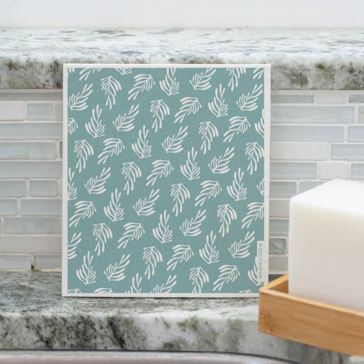 No Tox Life - Wholesale Dishcloth - WASHCLOUD® KELP KLEEN™ Nordic Dish Washing Sponge Cloth - No Tox Life