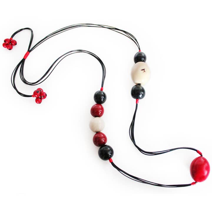 Abe Tagua Halskæde Håndlavede Fairtrade Let for engroshandel hos Muichic Natural Jewelry