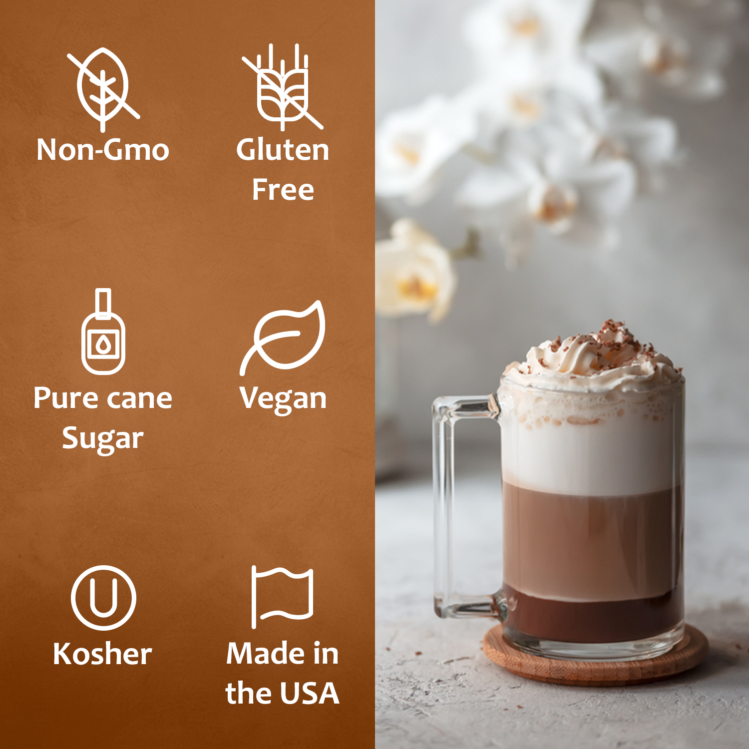 Syruvia - Wholesale Flavored Syrup - Vanilla Coffee Syrup3