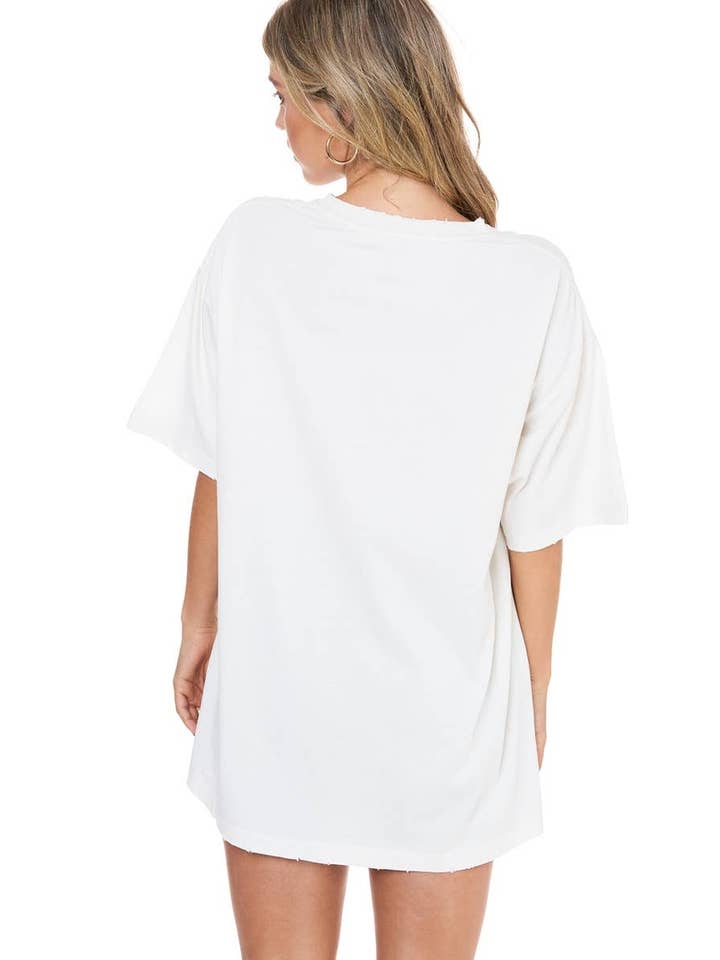 Foryeri - Wholesale Screen Printed T-Shirt - Women's - OVERSIZED PREMIUM WASHED COTTON TEE WITH DISTRESSED EDGES3