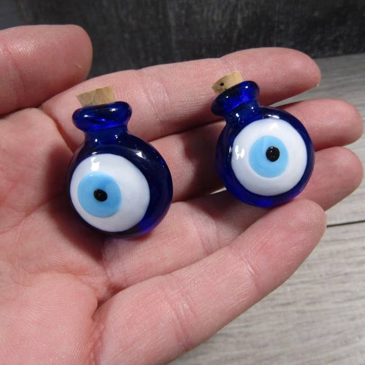 Keystone Crystals - Wholesale Essential Oil Holder - Evil Eye Protection Stash Bottle – Hidden Compartment
