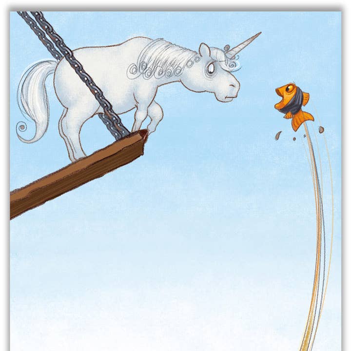 Kurt, eenhoorn tegen wil en dank – Voor de sprong in het water voor wholesale door BUCHPOSTER